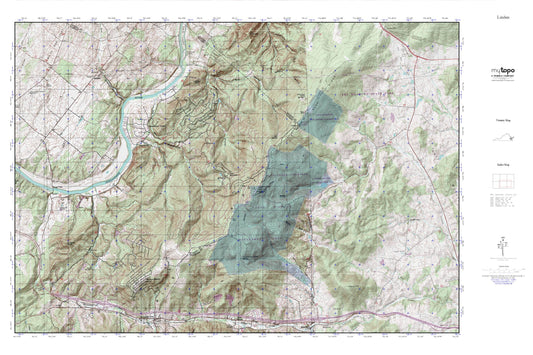 Linden MyTopo Explorer Series Map Image