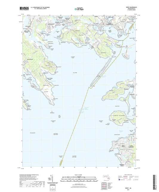 Onset Massachusetts US Topo Map Image