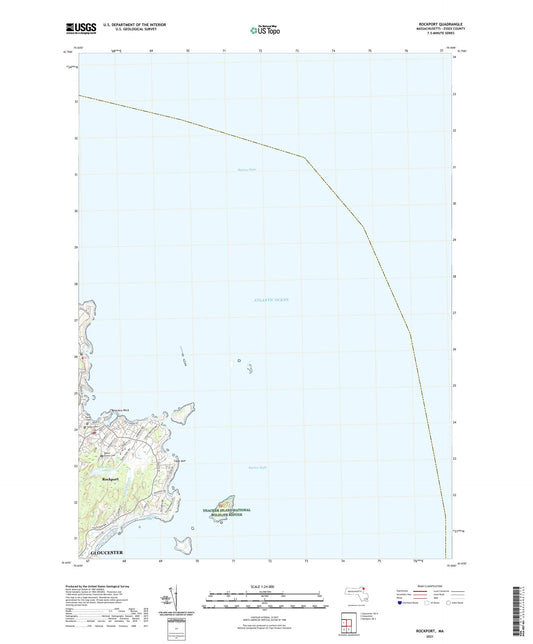 Rockport Massachusetts US Topo Map Image