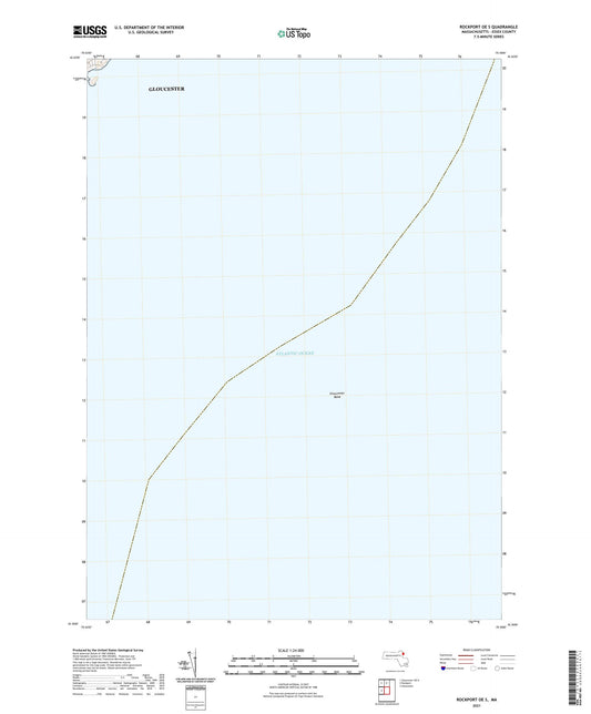 Rockport OE S Massachusetts US Topo Map Image
