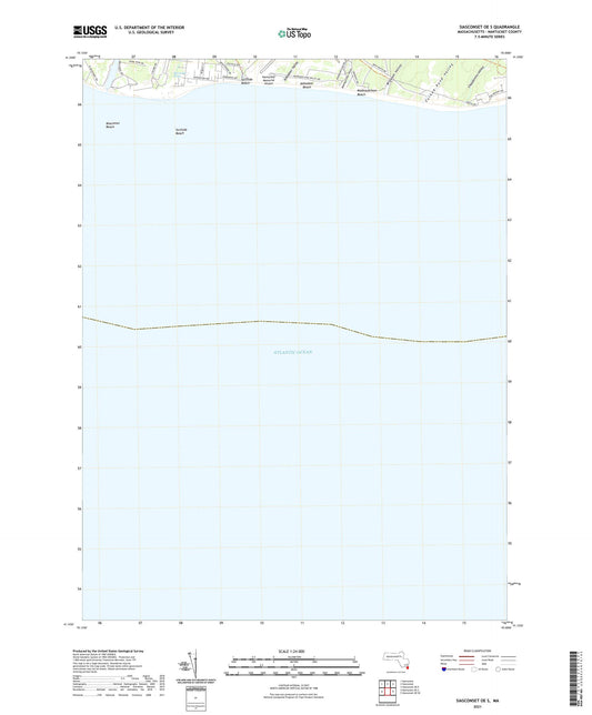Siasconset OE S Massachusetts US Topo Map Image