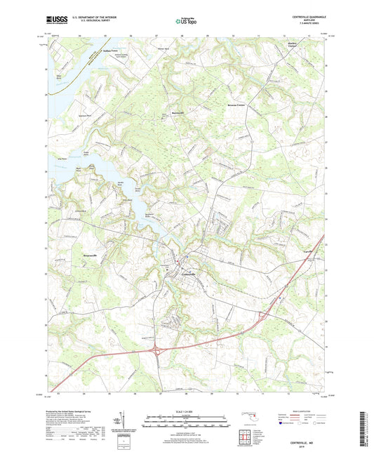 Centreville Maryland US Topo Map Image