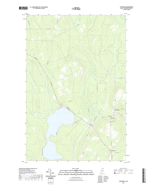 Stockholm Maine US Topo Map Image