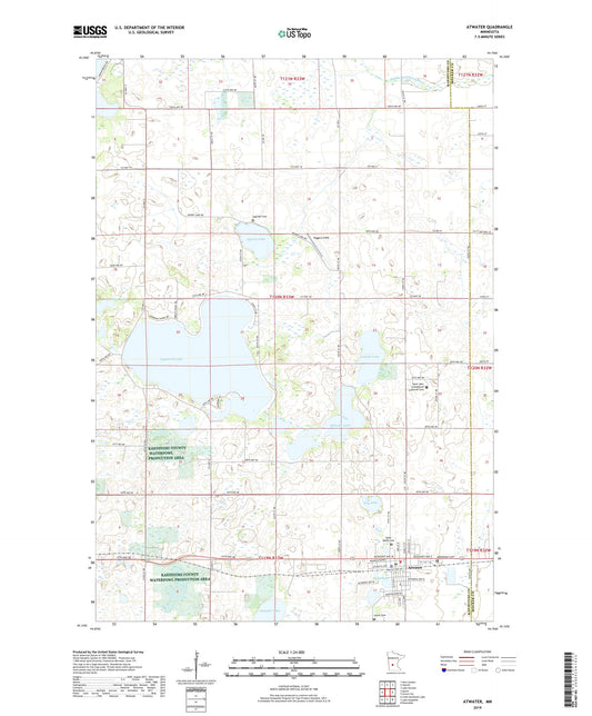 Atwater Minnesota US Topo Map Image