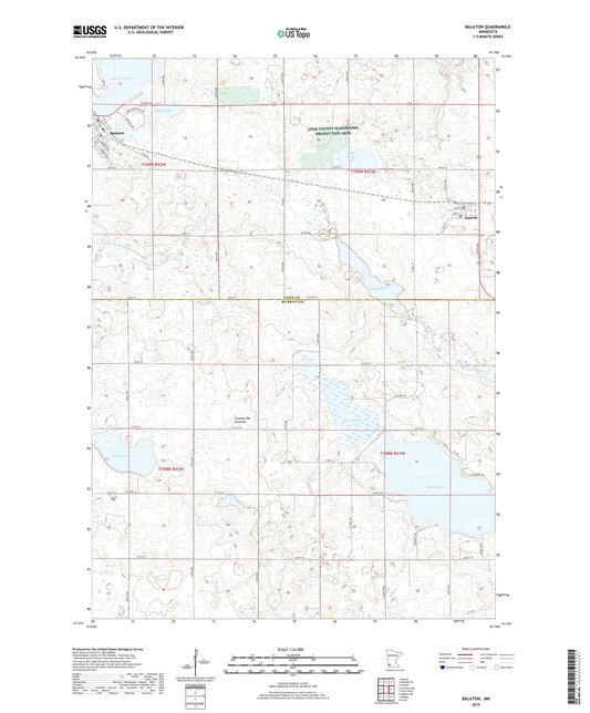 Balaton Minnesota US Topo Map Image