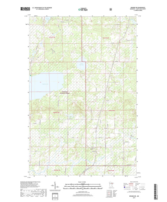 Biwabik NW Minnesota US Topo Map Image