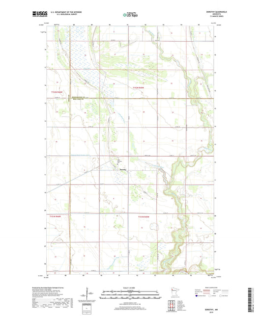 Dorothy Minnesota US Topo Map Image