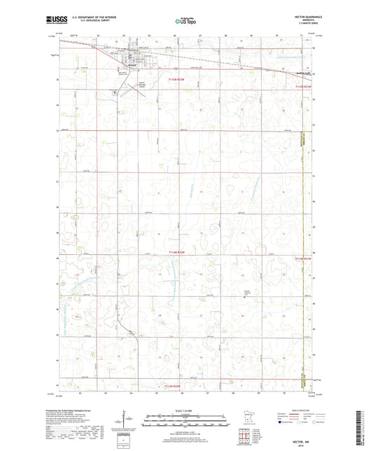 Hector Minnesota US Topo Map Image