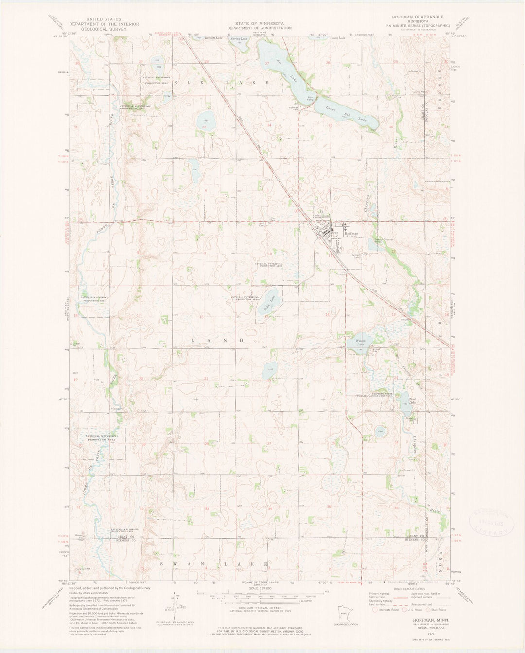 Vintage 1972 Minneapolis North Quadrangle Geological Survey Topographic Map