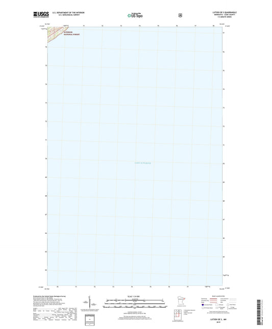 Lutsen OE S Minnesota US Topo Map Image