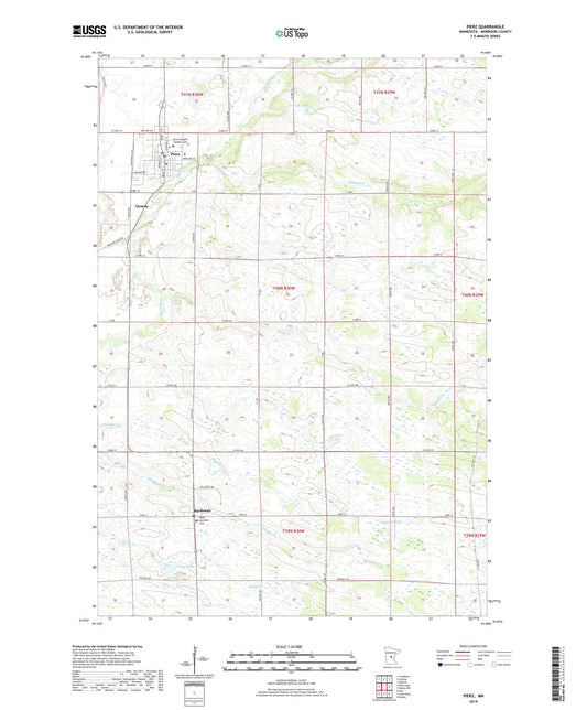 Pierz Minnesota US Topo Map Image