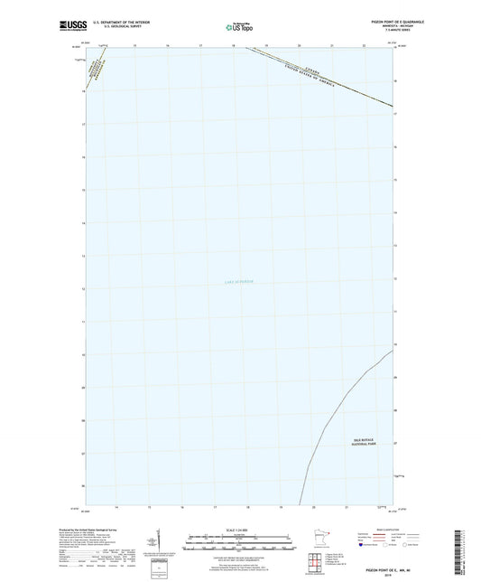 Pigeon Point OE E Minnesota US Topo Map Image