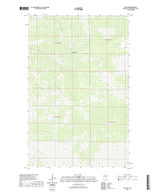 Wayland Minnesota US Topo Map Image