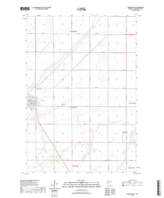 Wheaton East Minnesota US Topo Map Image