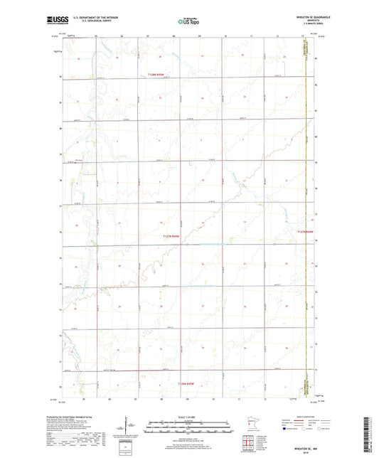 Wheaton SE Minnesota US Topo Map Image