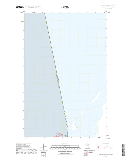 Wheelers Point OE N Minnesota US Topo Map Image