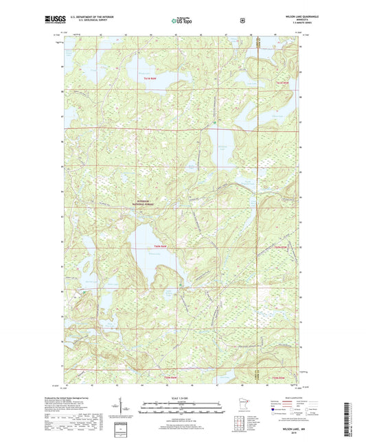 Wilson Lake Minnesota US Topo Map Image