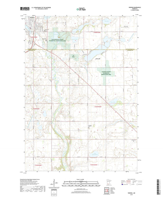Windom Minnesota US Topo Map Image