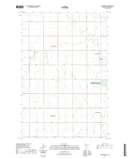 Wolverton SE Minnesota US Topo Map Image
