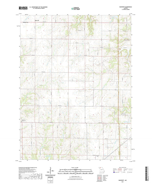 Bancroft Missouri US Topo Map Image