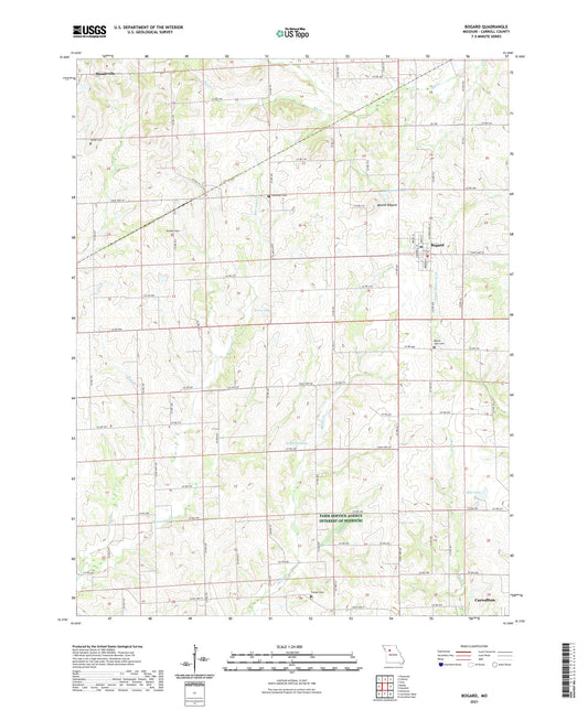 Bogard Missouri US Topo Map Image