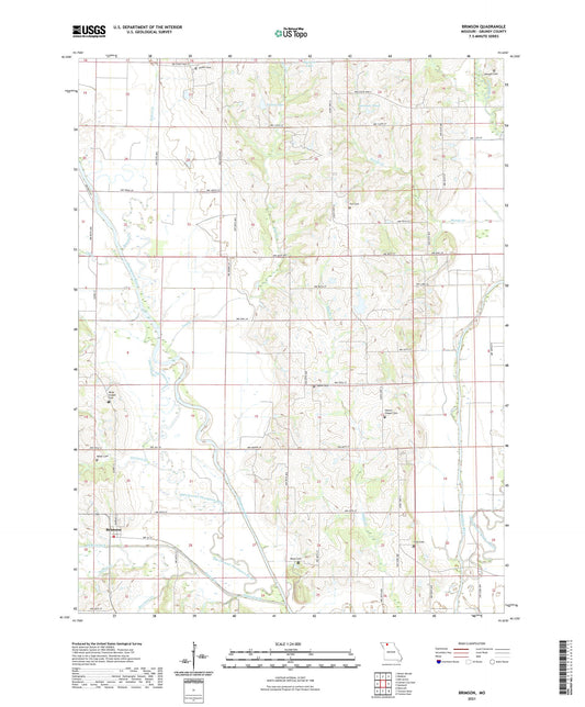 Brimson Missouri US Topo Map Image