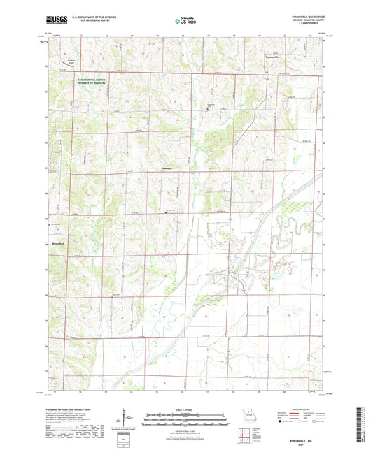 Bynumville Missouri US Topo Map Image