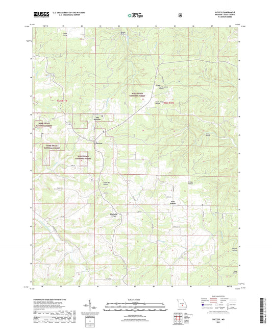 Success Missouri US Topo Map Image