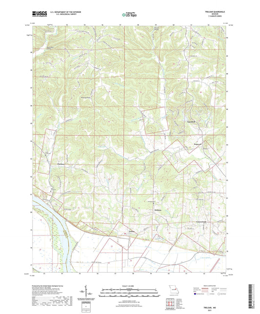 Treloar Missouri US Topo Map Image