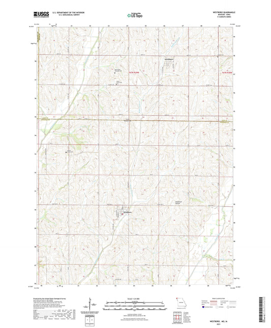 Westboro Missouri US Topo Map Image