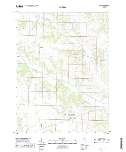 Wyaconda Missouri US Topo Map Image