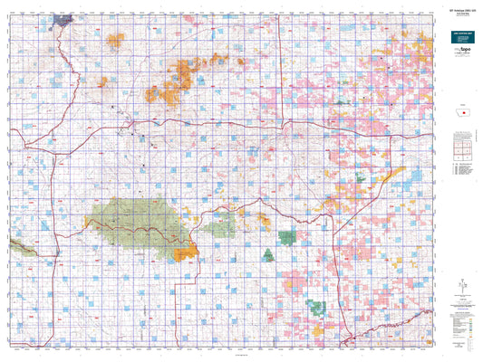 Montana Antelope GMU 420 Map Image