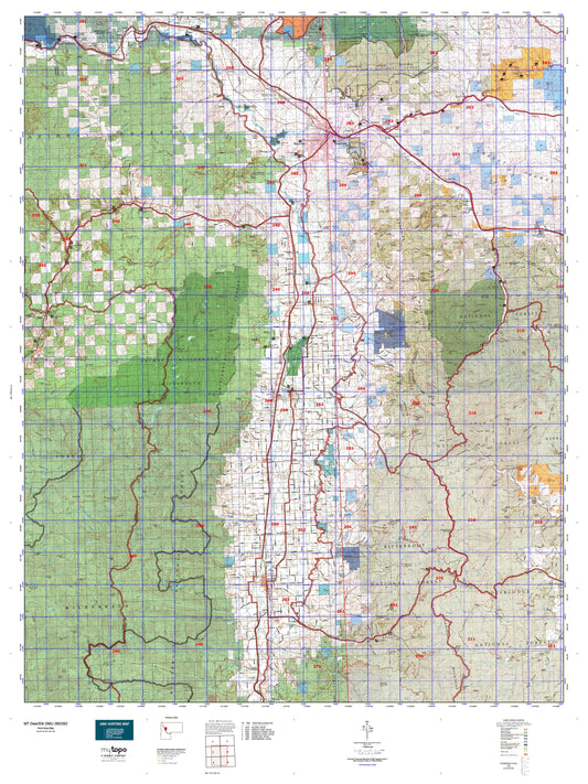 Montana Deer/Elk GMU 260/262 Map Image