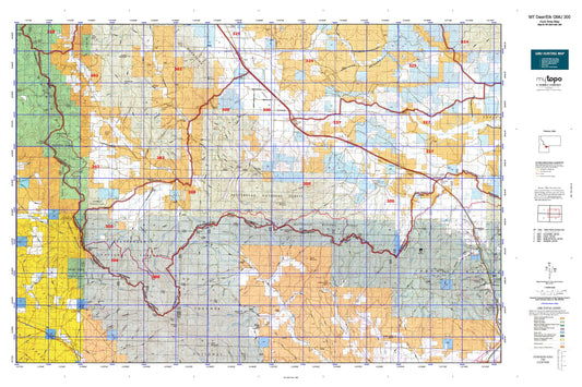Montana Deer/Elk GMU 300 Map Image
