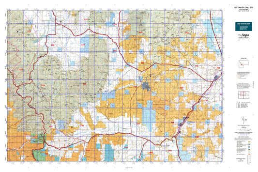 Montana Deer/Elk GMU 329 Map Image