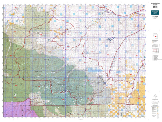 Montana Deer/Elk GMU 520 Map Image