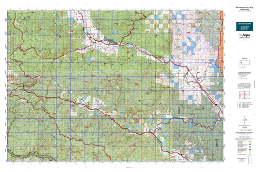 Montana Moose GMU 126 Map Image