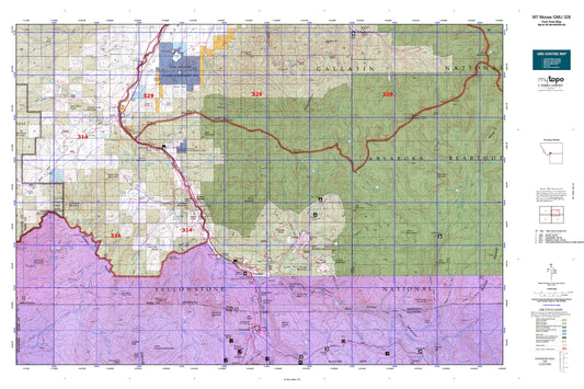 Montana Moose GMU 328 Map Image