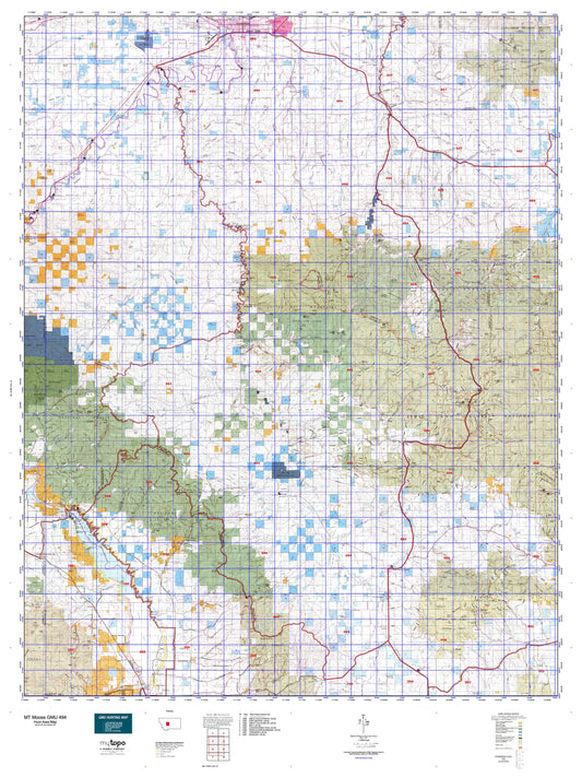 Montana Moose GMU 494 Map Image
