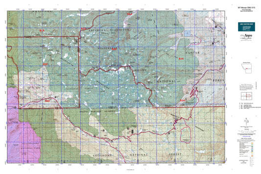 Montana Moose GMU 515 Map Image