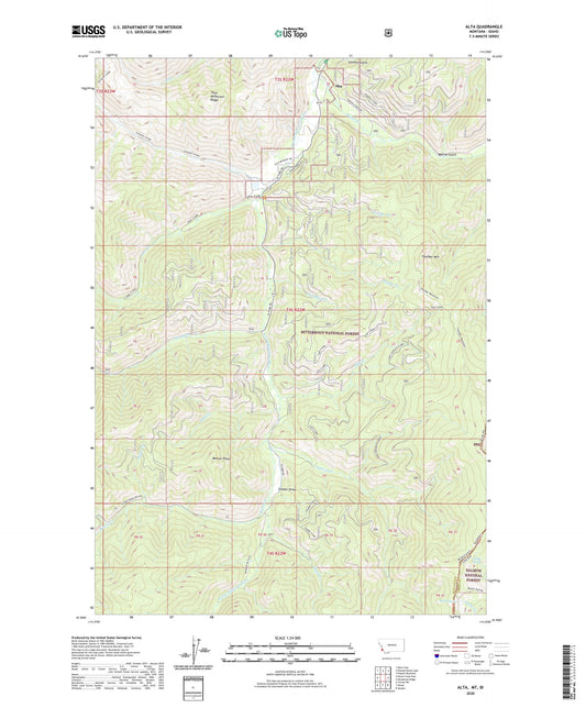 Alta Montana US Topo Map Image