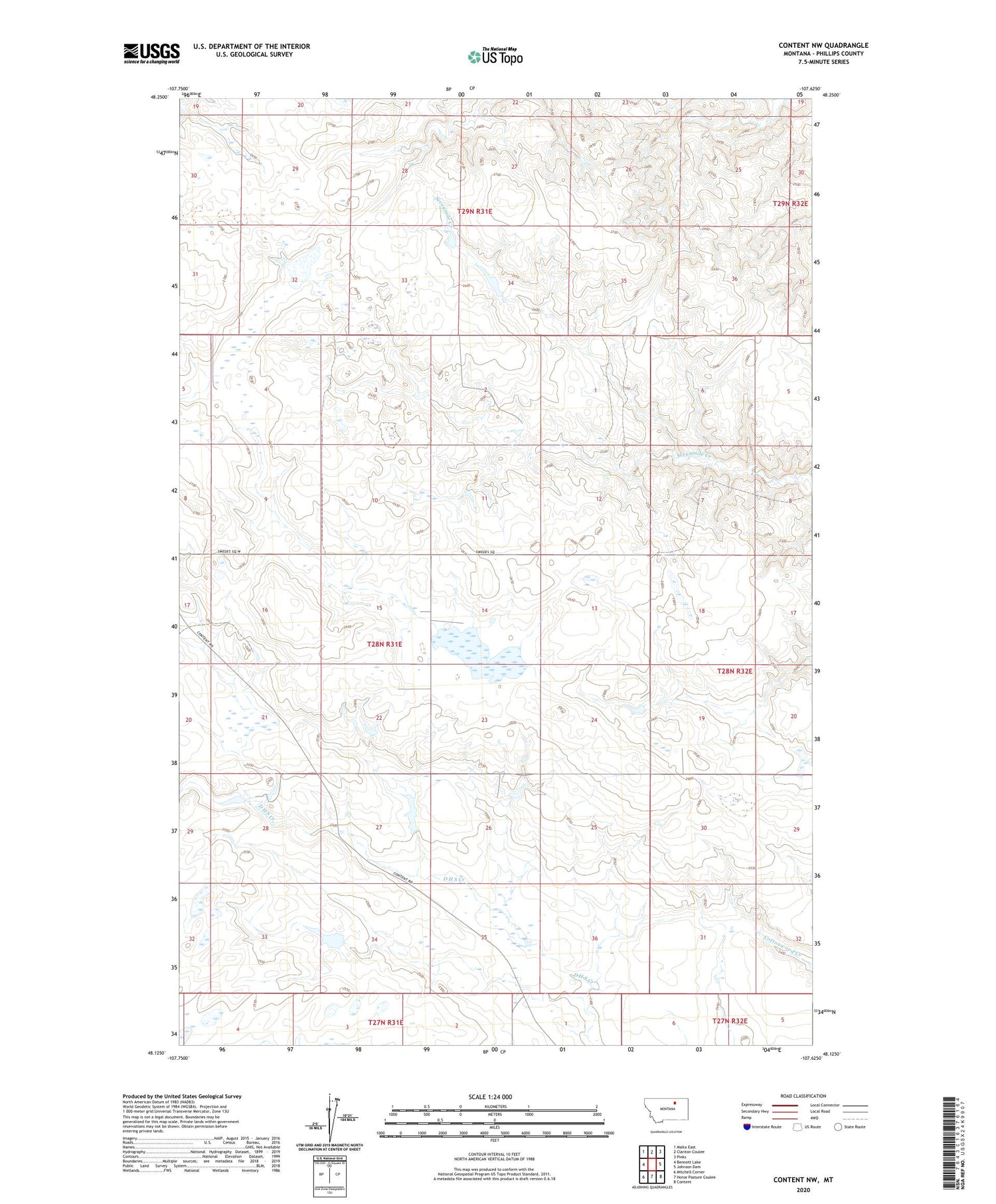 Content NW Montana US Topo Map Image