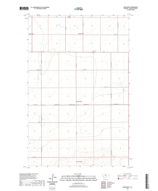 Kenilworth Montana US Topo Map Image
