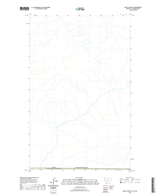 Kintla Lake OE N Montana US Topo Map Image