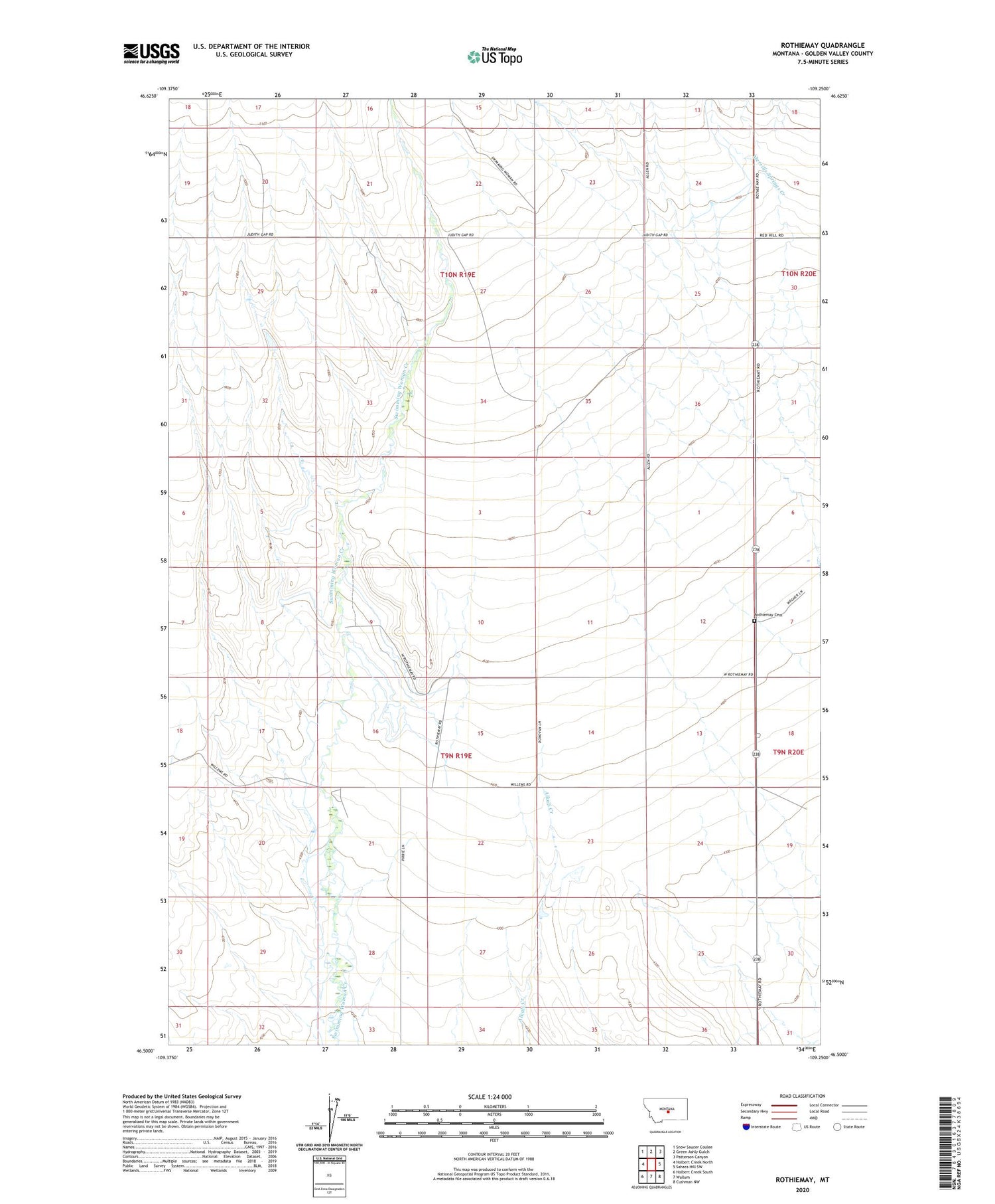 Rothiemay Montana US Topo Map Image