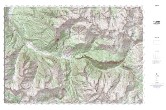 Marble MyTopo Explorer Series Map Image