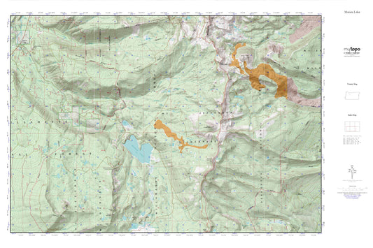 Marion Lake MyTopo Explorer Series Map Image
