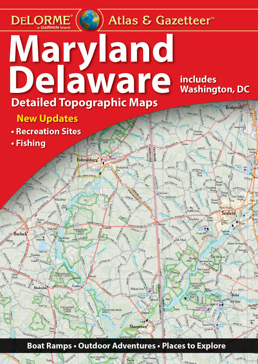 DeLorme Atlas and Gazetteer Maryland and Delaware