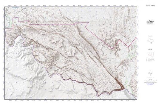 Mesa De Anguila MyTopo Explorer Series Map Image