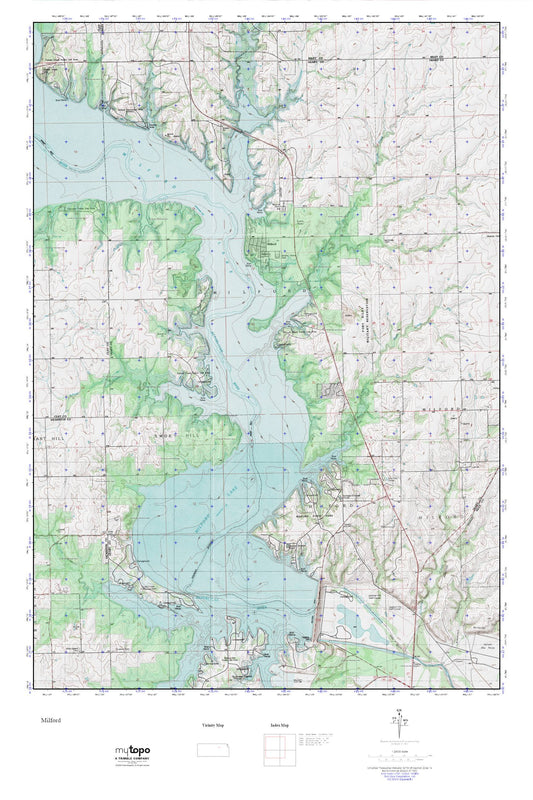 Milford MyTopo Explorer Series Map Image